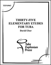 Thirty five Elementary Etudes Tuba P.O.D. cover